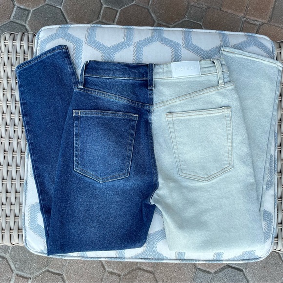 Pistola Two-Tone Asymmetric Jeans - Picture 2 of 12